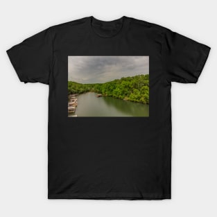 view of the lake in the forest T-Shirt